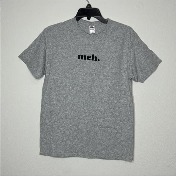 Fruit of the Loom Mens Gray Short Sleeve Graphic Print Meh Tshirt Size Large - Picture 1 of 6